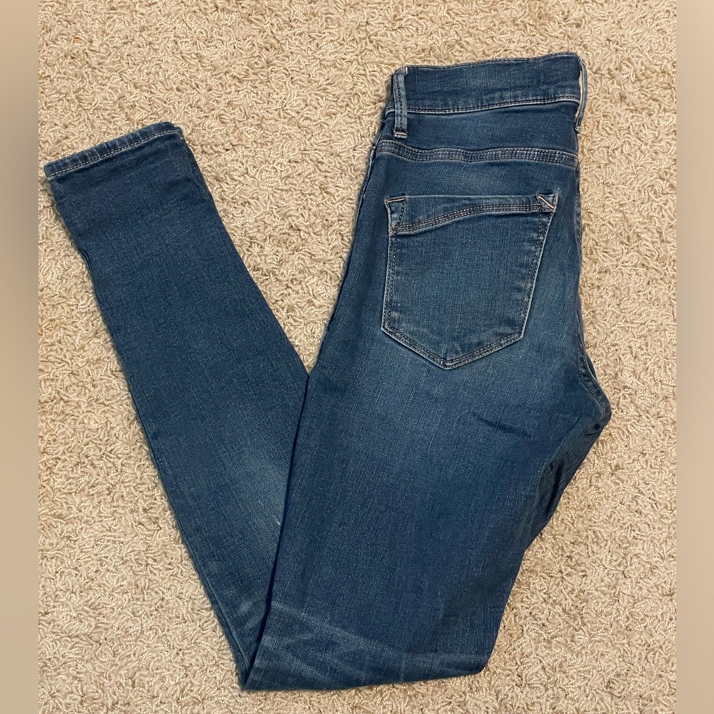 Express Women’s Mid Rise Legging Jeans Size 0 - Picture 5 of 5